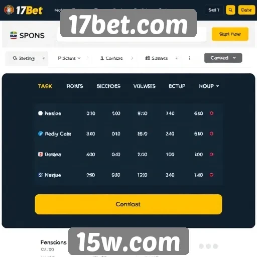 Avaliação da interface e usabilidade do site 17bet